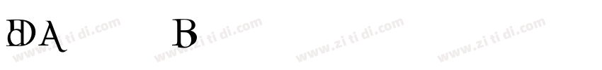 Darwin Bold字体转换